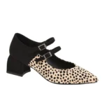 Mary Jane con doble tira y print animal