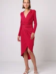Vestido Sofia midi manga larga