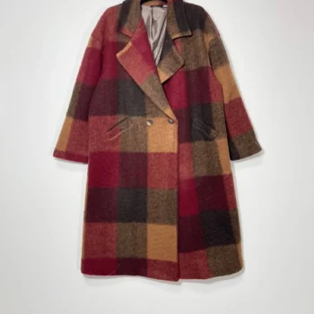 Abrigo Tartán doble botonadura