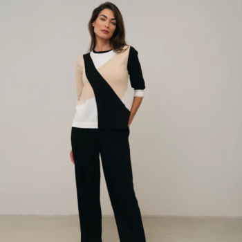 Sueter  Geométrico Tricolor