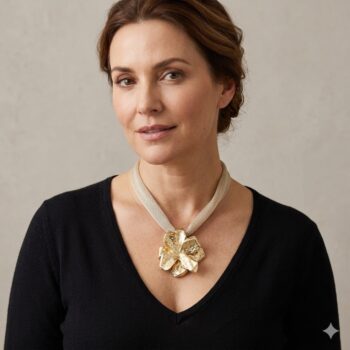 gargantilla FLOR DORADA