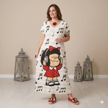 Vestido MAFALDA NECESITA SILENCIO